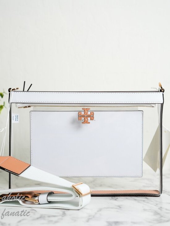 Tory Burch Handbags - Tory Burch Blake Clear Swingpack Crossbody Clear/Optic White NWT